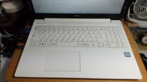 ノートＰＣのキーボード