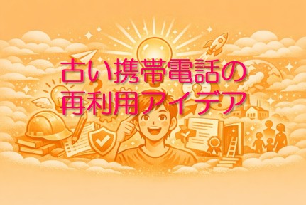 古い携帯電話の再利用アイデア